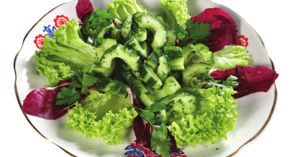 Огірковий салат