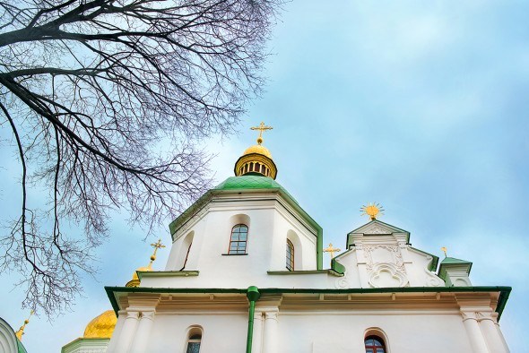 У православных верующих начинается Великий пост. Софийский Собор в Киеве