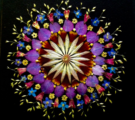 Флористична релаксація: створюємо квіткову мандалу у техниці ошібана 